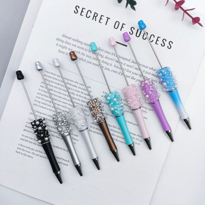 Wholesale DIY Pearl Star Bead Pen Educational Sugar Ballpoint Pen